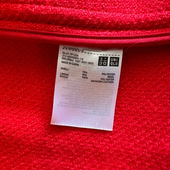 J.W.‎ Anderson x Uniqlo Red Hooded Duffle Coat - Size XS - Picture 8 of 10
